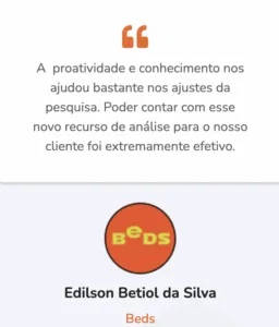 Testimonio Beds investigación de mercado remunerada
