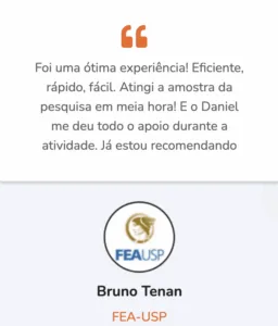 Testimonio FEA USP investigación de mercado remunerada