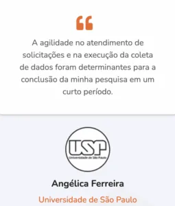 Testimonio Angélica USP investigación de mercado remunerada