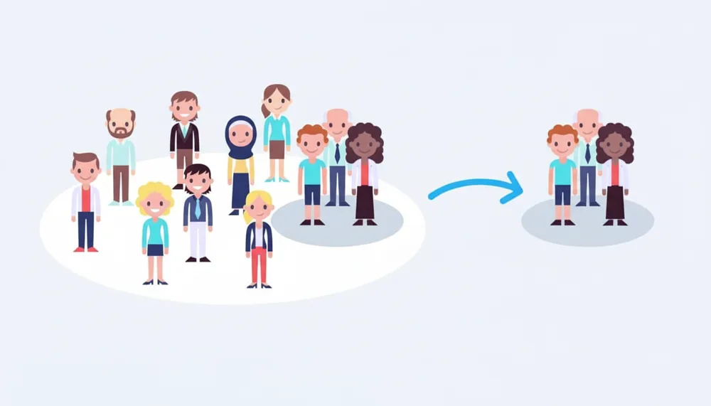 Judgment Sampling strategically selects participants based on well-defined criteria.